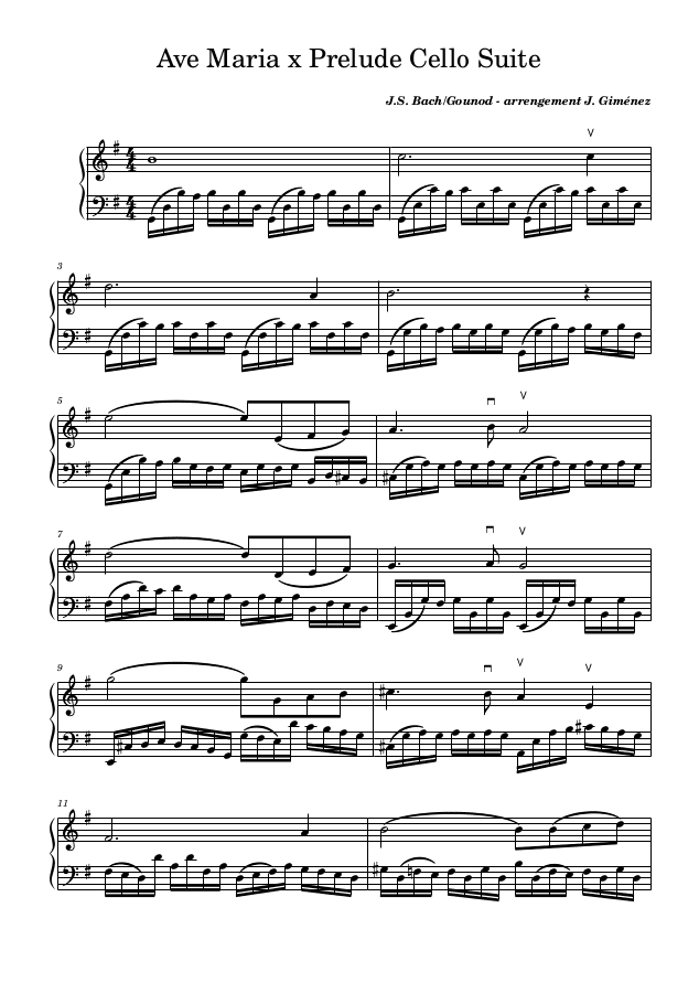 Ave Maria x Bach’s Prelude Cello Suite